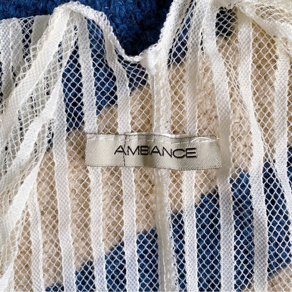 🐚 AMBIANCE IVORY SHEER CROCHET BEACH COVERUP! - Picture 6 of 11